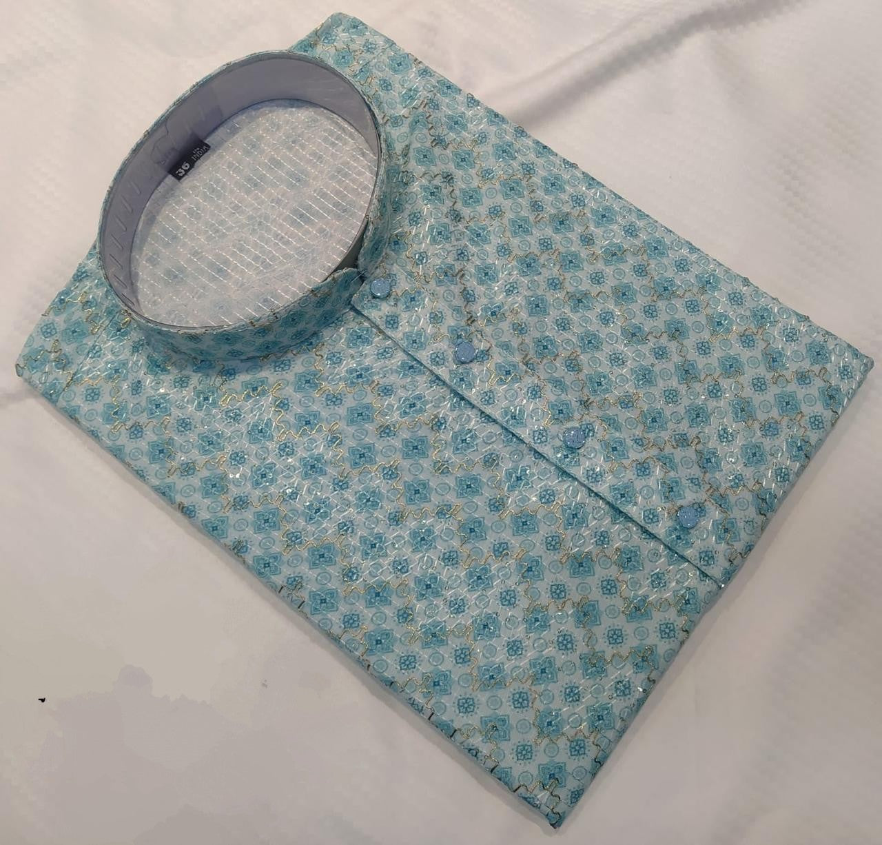 Men's Kurta - Sky Blue