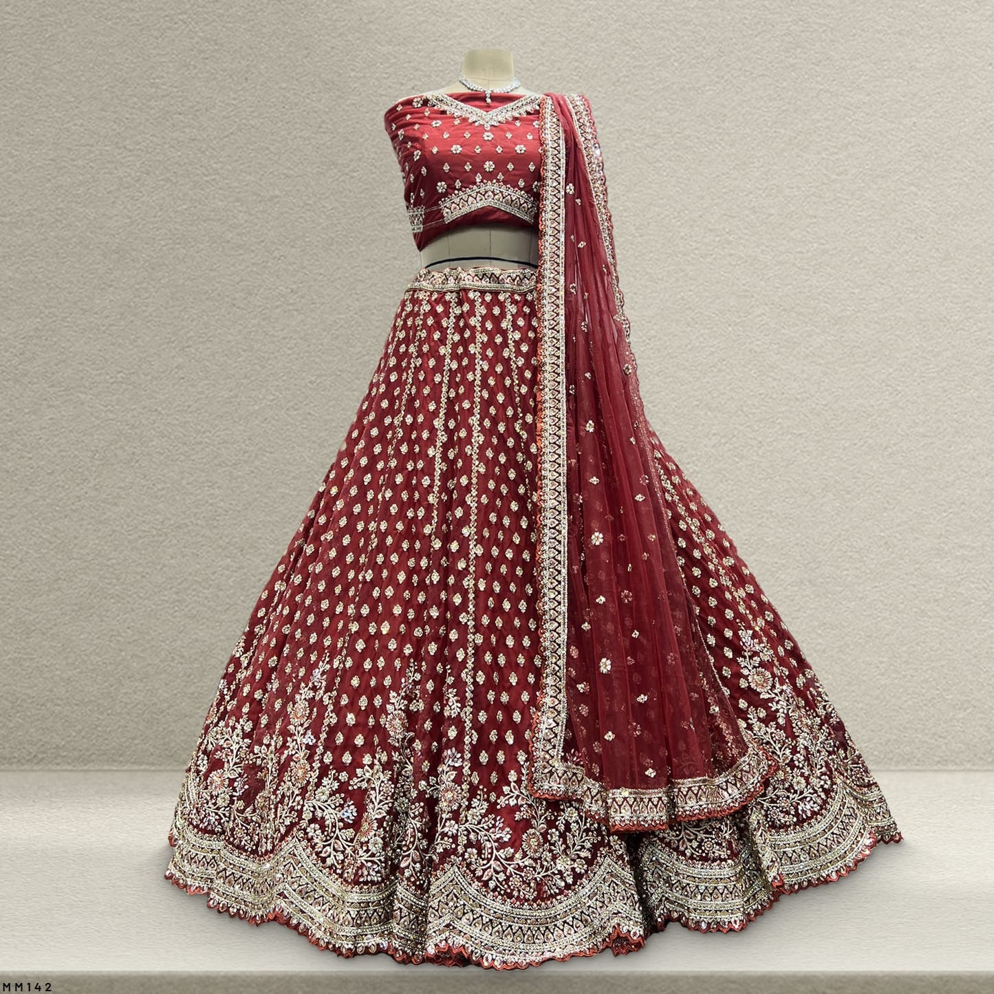 Heavy Embroidered lehenga