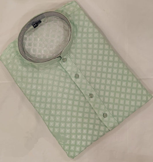 Men's Kurta - Light Green