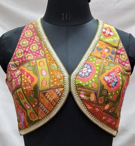 Dola Silk Multi color