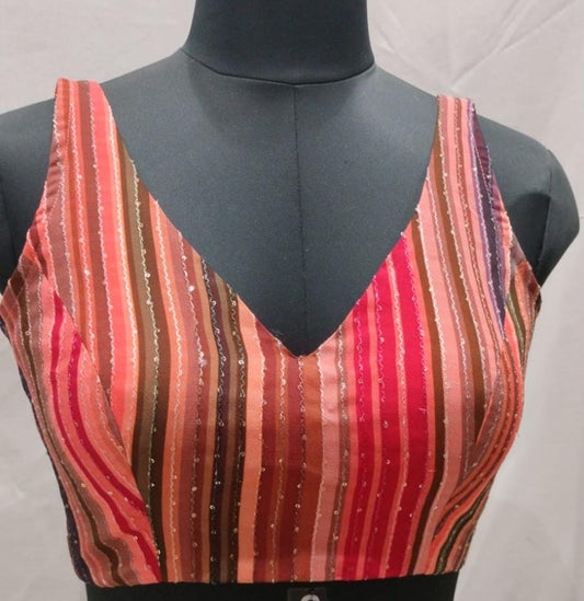 Georgette sequins blouse