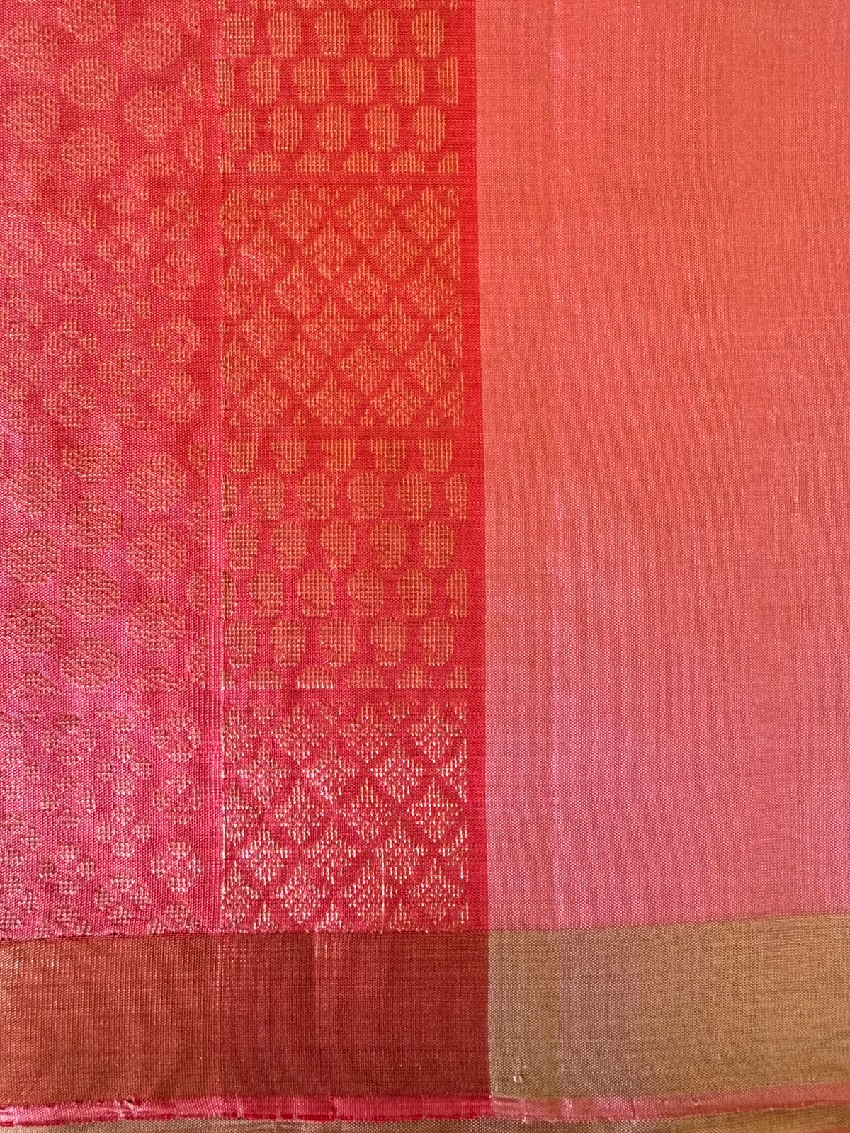 Soft silk red saree